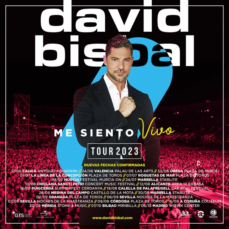 David Bisbal en Roquetas el próximo 7 de Julio