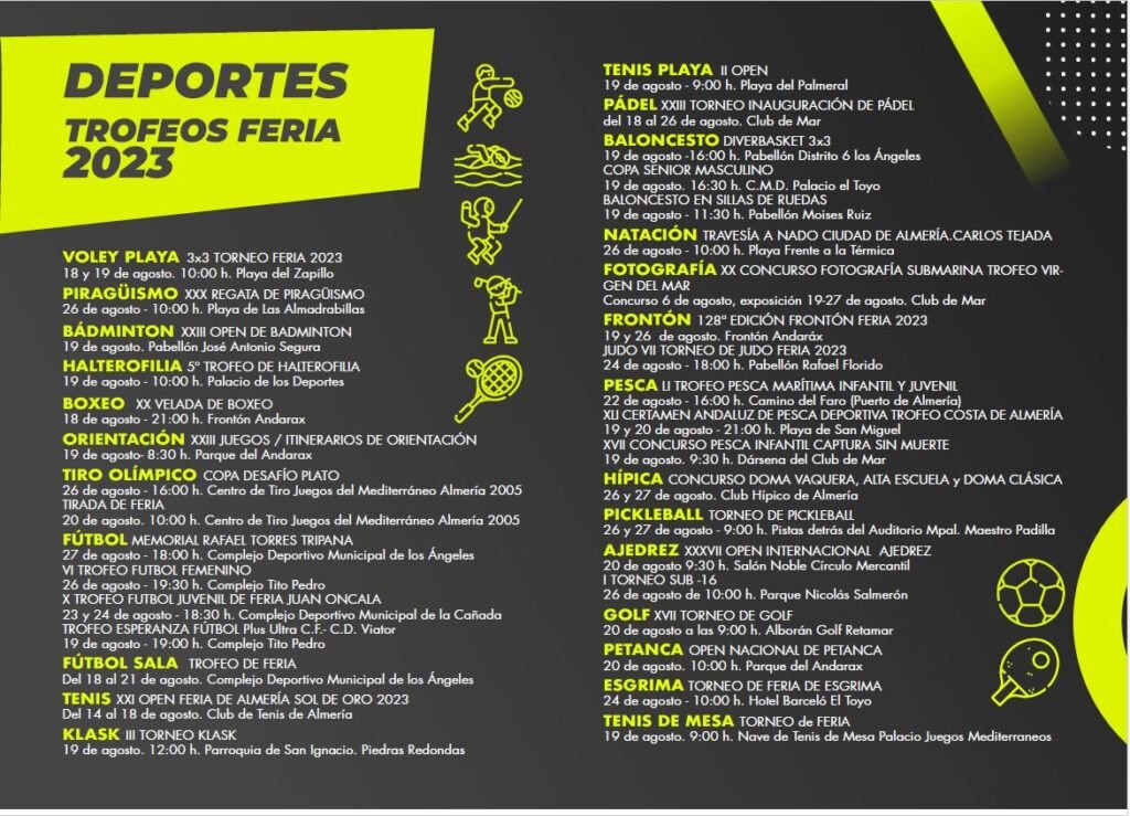 feria almeria deportes